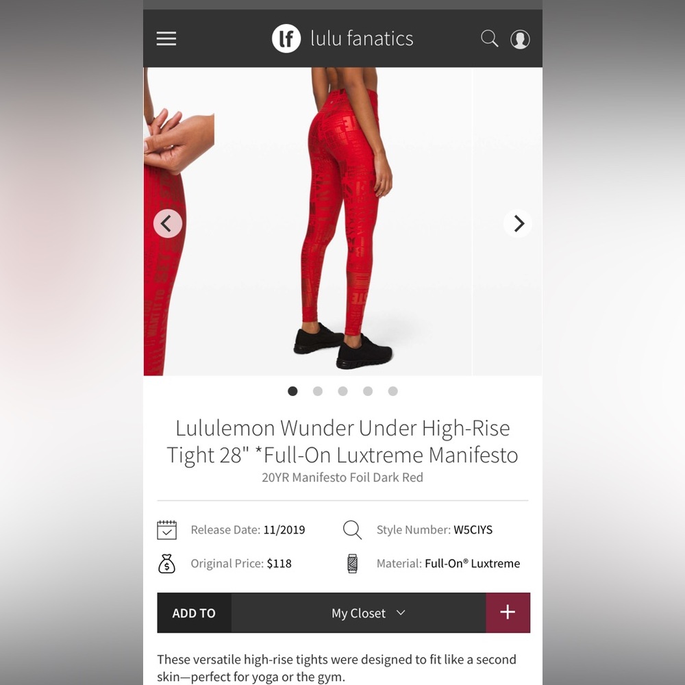 Lululemon leggings